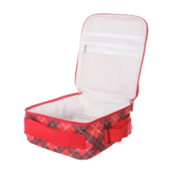 Borsa lunch box tartan con tracolla, da 5 litri