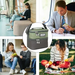 Borsa porta pranzo termica 6 L con contenitore