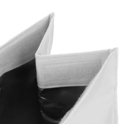Borsa porta pranzo termica 12 L grigo chiaro con scritta