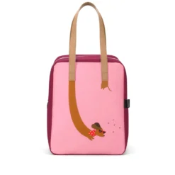 Borsa termica impermeabile bassotto 11 L rosa con manici
