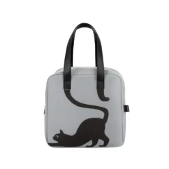 Borsa termica impermeabile gatto 6,5 L grigio con manici