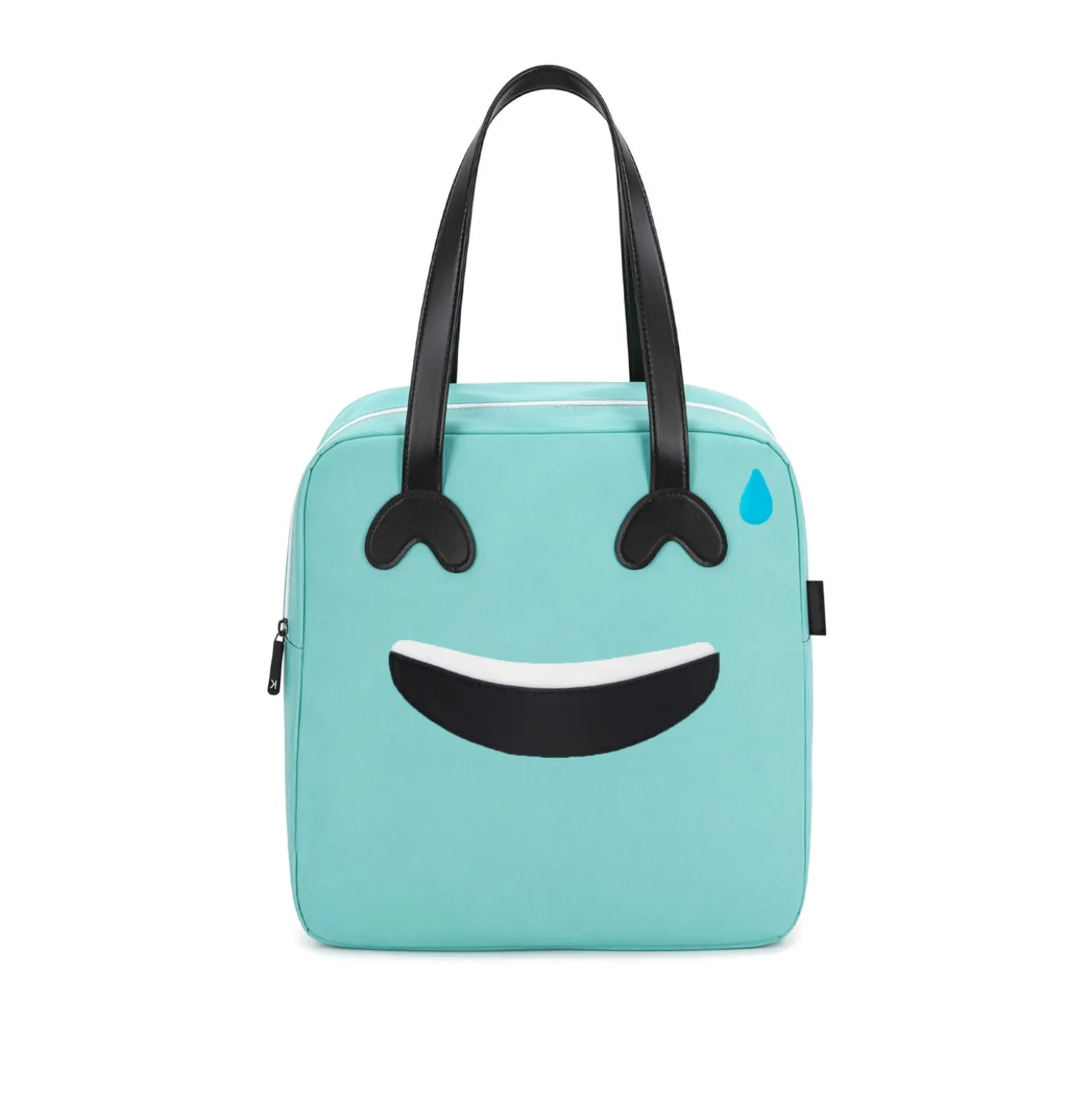 Borsa termica impermeabile 8,5 L azzurro sorriso con manici