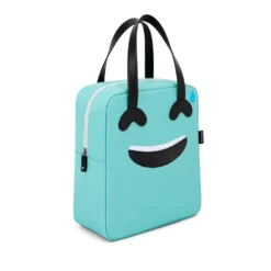 Borsa termica impermeabile 8,5 L azzurro sorriso con manici