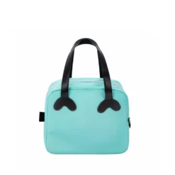 Borsa termica impermeabile 6,5 L azzurro sorriso con manici