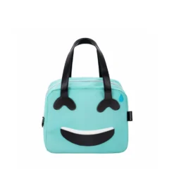 Borsa termica impermeabile 6,5 L azzurro sorriso con manici