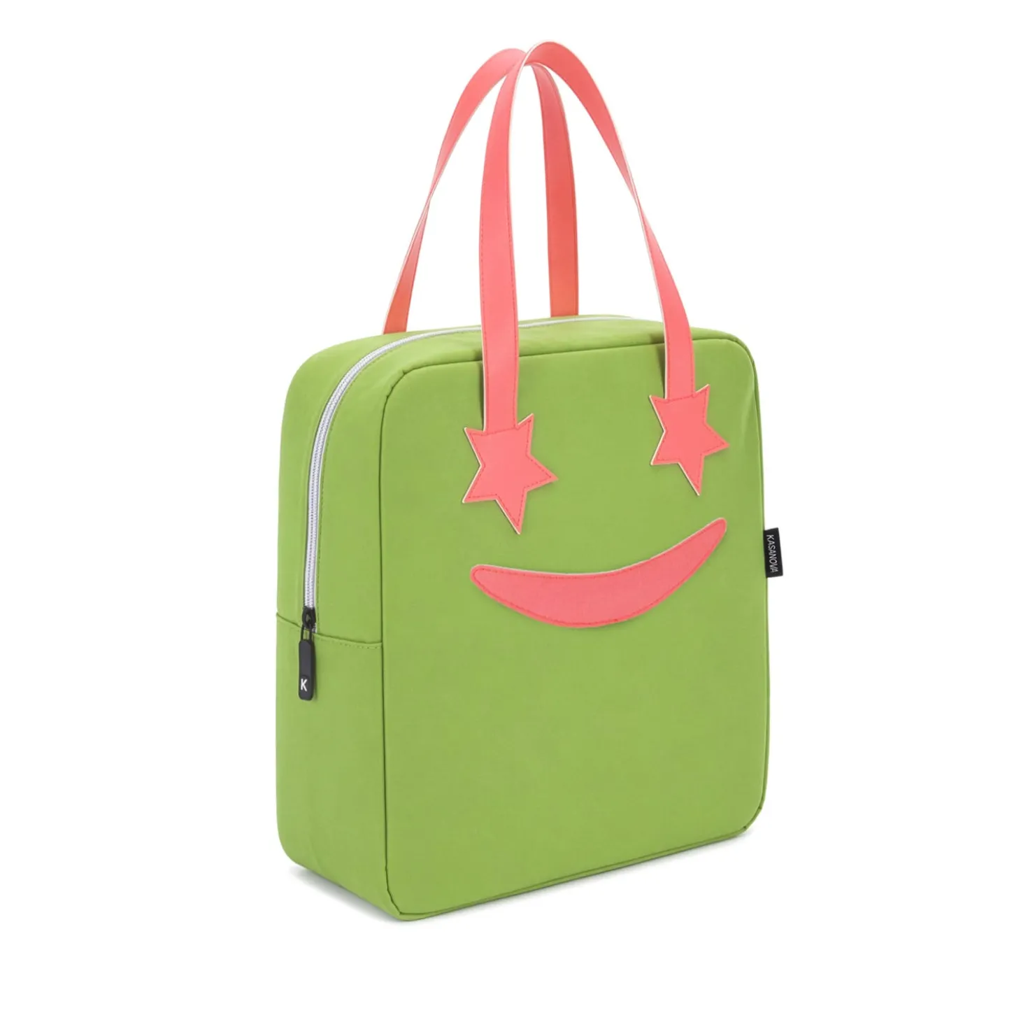 Borsa termica impermeabile 8,5 L verde sorriso con manici