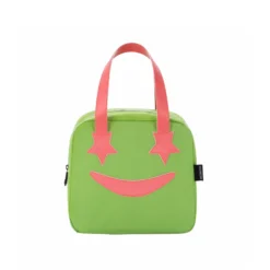 Borsa termica impermeabile 6,5 L verde sorriso con manici