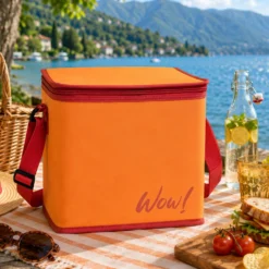Borsa termica 20 L con tracolla arancione Wow
