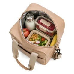 Borsa termica 10 L con tracolla rosa