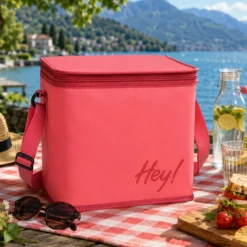 Borsa termica 20 L con tracolla rosa Hey