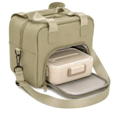 Borsa termica 10 L con tracolla taupe