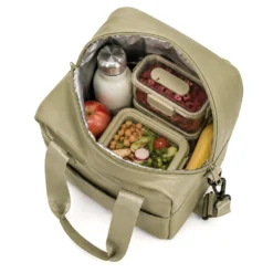 Borsa termica 10 L con tracolla taupe