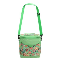 Borsa termica Tropical con tracolla, in poliestere, capacità 9 litri, da 27,5X31,5 cm