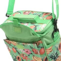 Borsa termica Tropical con tracolla, in poliestere, capacità 9 litri, da 27,5X31,5 cm