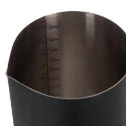 Bricco latte 900 ml acciaio inox nero