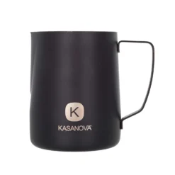 Bricco latte 900 ml acciaio inox nero