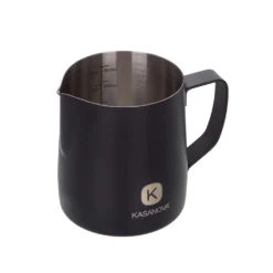 Bricco latte 350 ml acciaio inox nero
