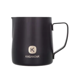 Bricco latte 350 ml acciaio inox nero