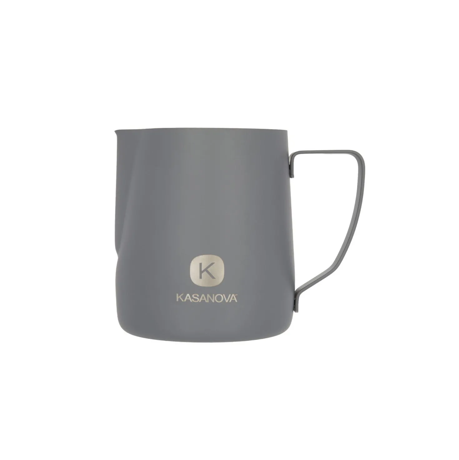 Bricco latte 350 ml in acciaio inox grigio