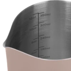 Bricco latte 350 ml in acciaio inox taupe