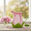 Brocca fiore rosa 1,4 L terracotta Florafruit