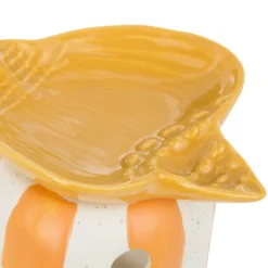 Brucia essenze conchiglia gialla ceramica