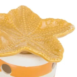 Brucia essenze stella marina gialla ceramica