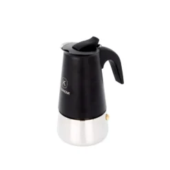 Caffettiera induzione 2 tazze nero