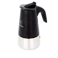 Caffettiera induzione 4 tazze nero