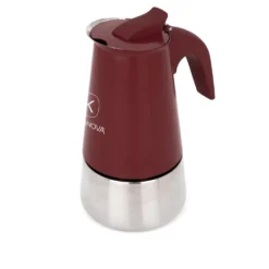 Caffettiera induzione 4 tazze rosso