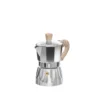 Caffettiera 1 tazza con manico effetto legno