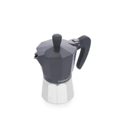 Caffettiera 2 tazze grigio antracite