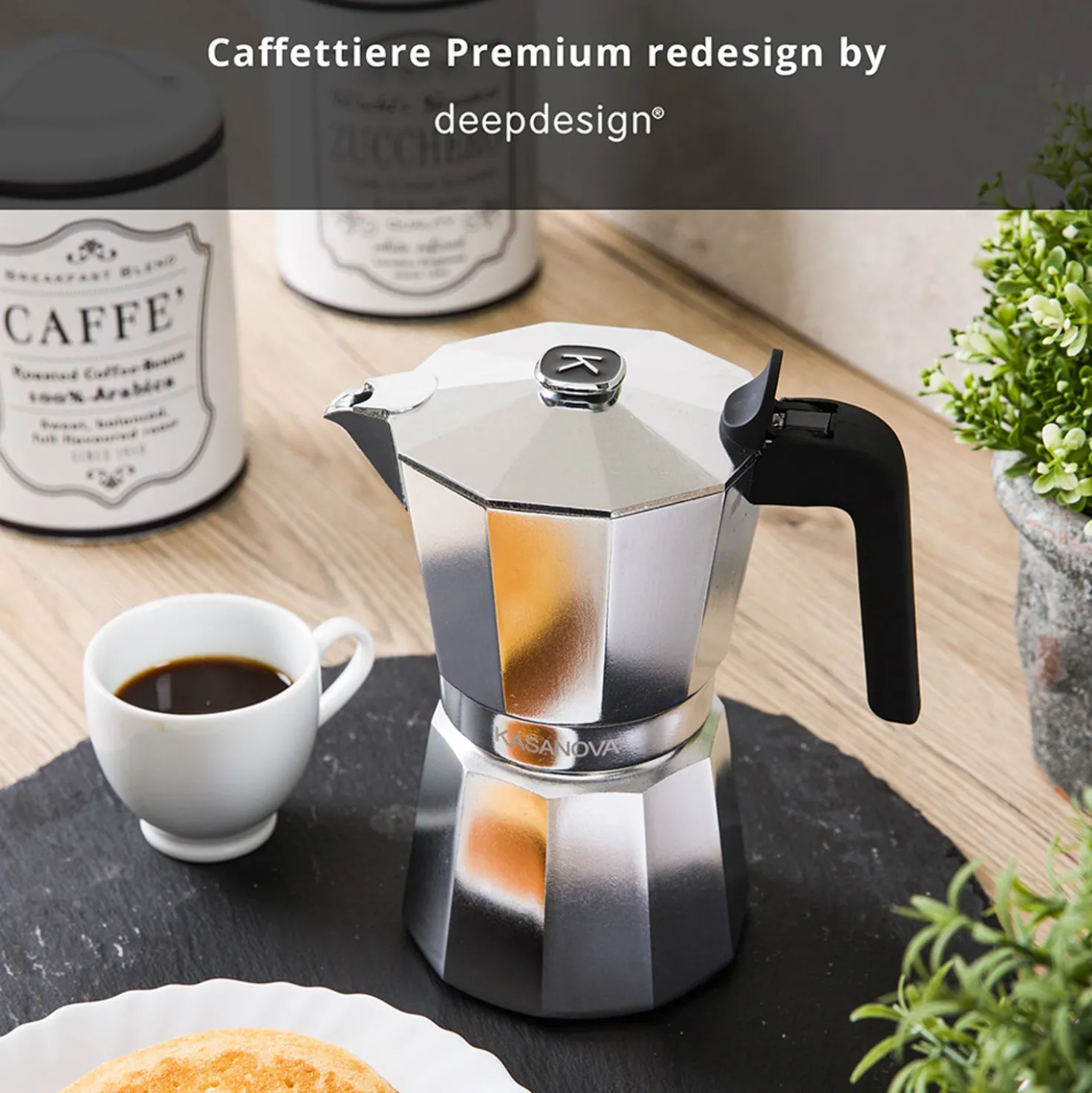 Caffettiera 6 tazze Kasanova Premium