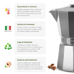 Caffettiera 9 tazze Kasanova Premium