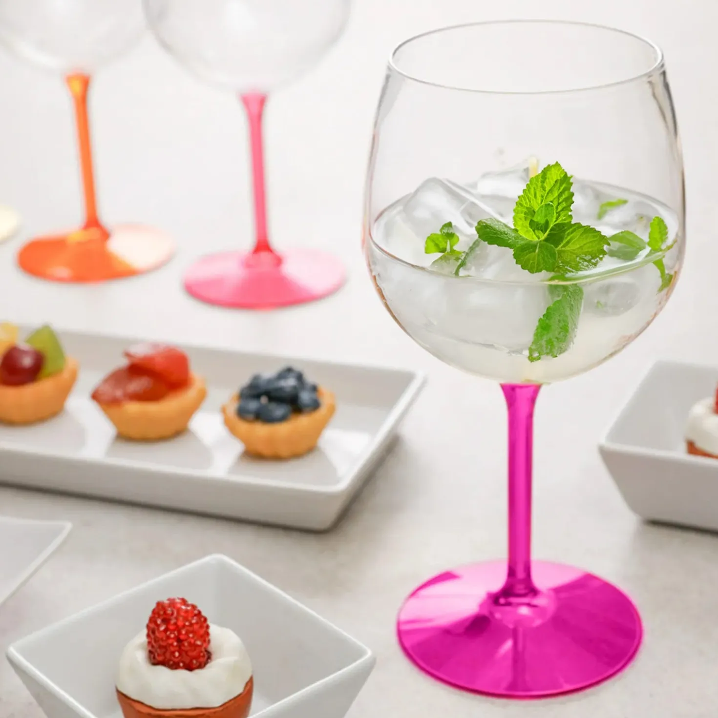 Calice cocktail in tritan 582 ml fucsia Ballon