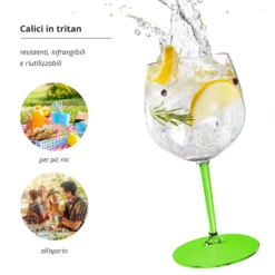Calice cocktail in tritan 582 ml verde Ballon