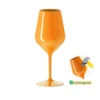 Calice vino in tritan 470 ml arancione