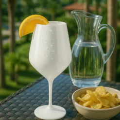 Calice vino in tritan 470 ml bianco