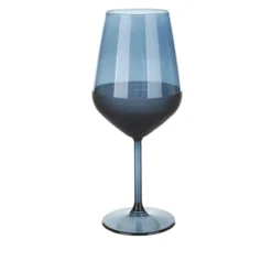 Calice vino 490 ml vetro blu sfumato Blaze