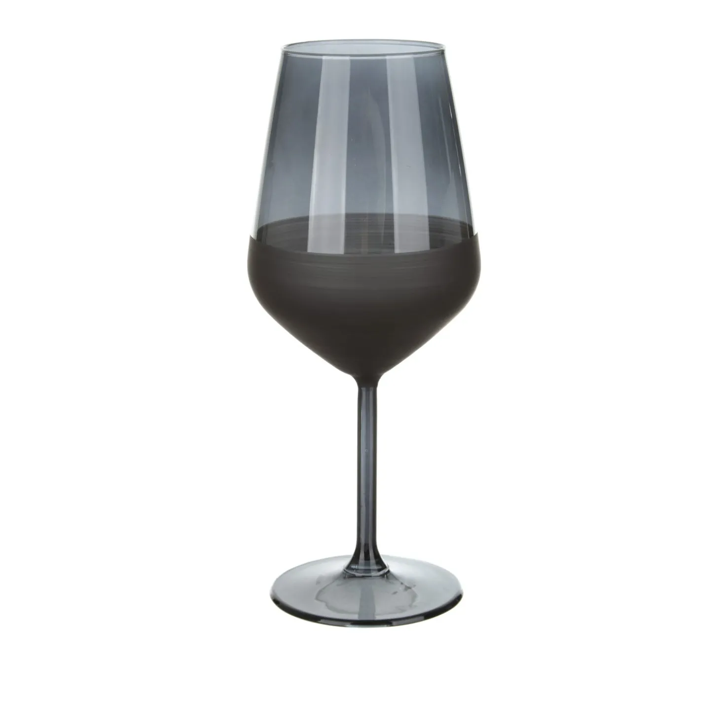 Calice vino 490 ml vetro nero sfumato Blaze