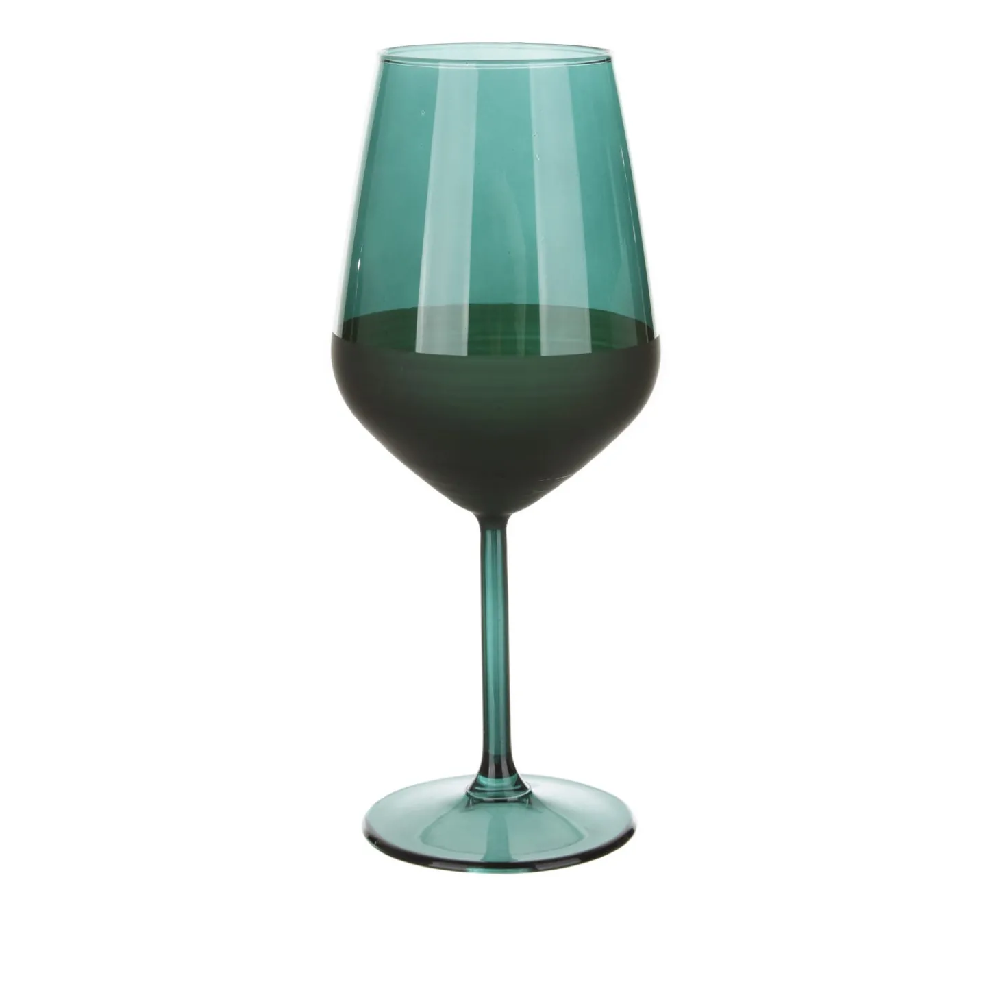 Calice vino 490 ml vetro verde sfumato Blaze