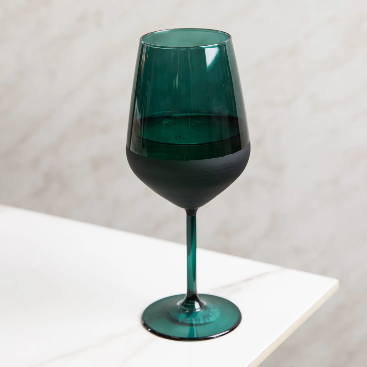 Calice vino 490 ml vetro verde sfumato Blaze
