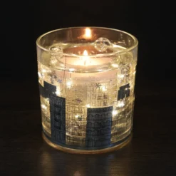 Candela città di Natale con LED