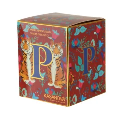 Candela profumata lettera P Royal Garden
