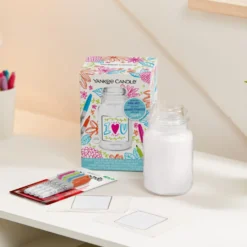 Candela profumata Yankee Candle personalizzabile con pennarelli