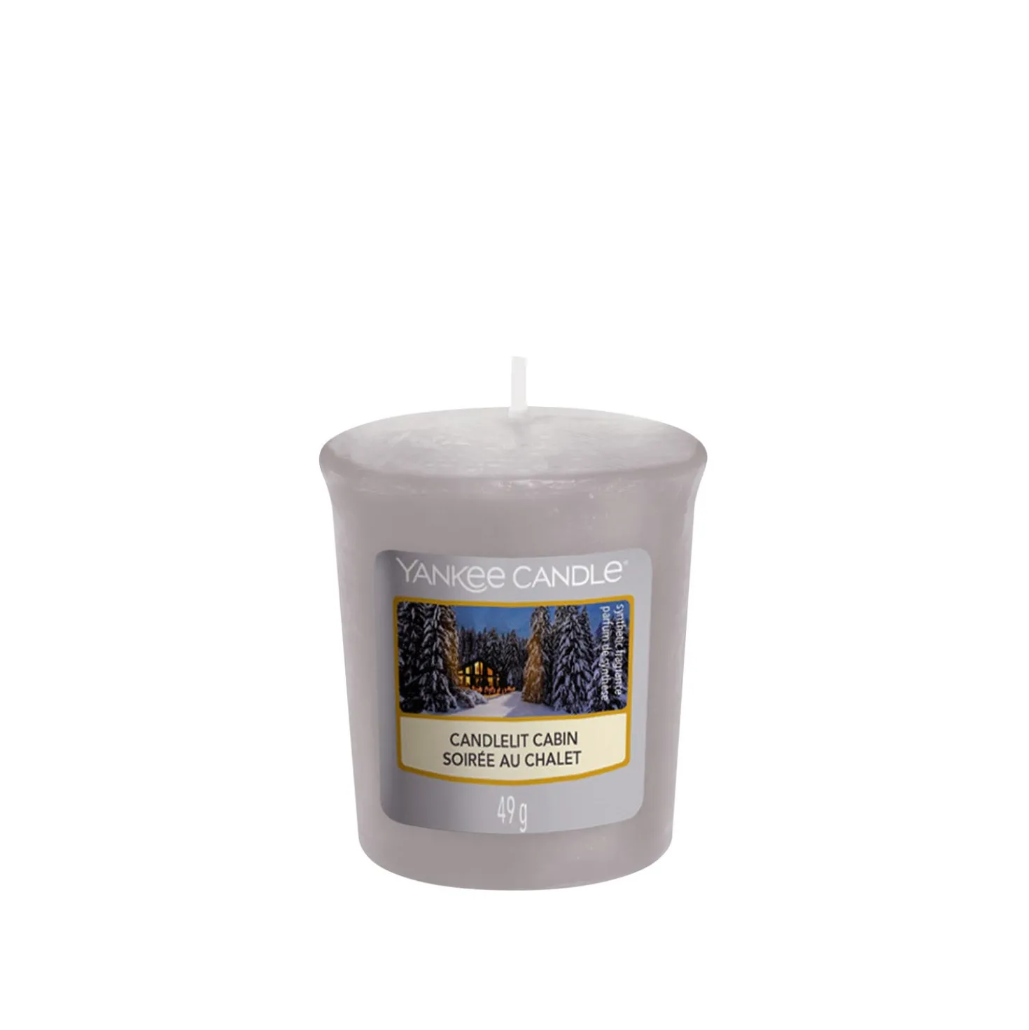 Candlelit Cabin cero votivo profumato Yankee Candle