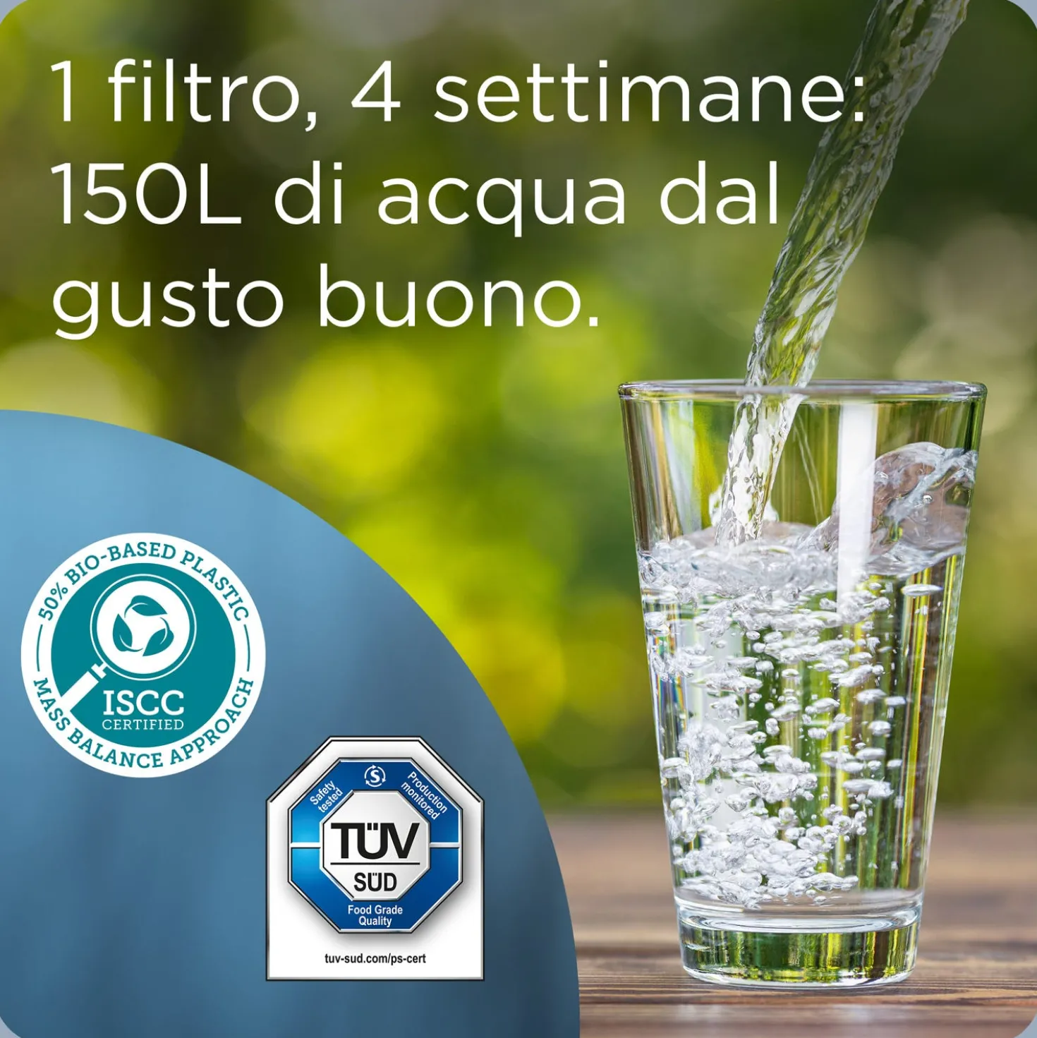 Caraffa filtrante Aluna 2,4 L Brita con filtro