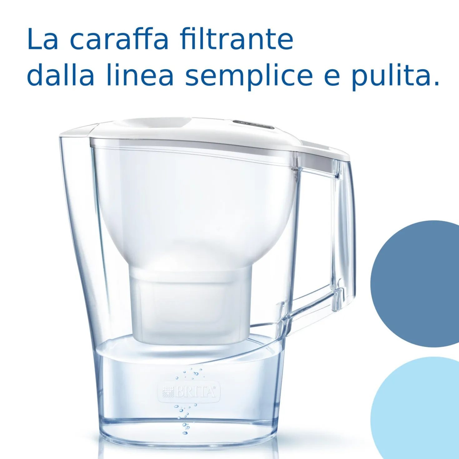 Caraffa filtrante Aluna 2,4 L Brita con filtro