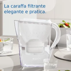Caraffa filtrante 2,4 L Marella Brita con 3 filtri Maxtra Pro All in 1
