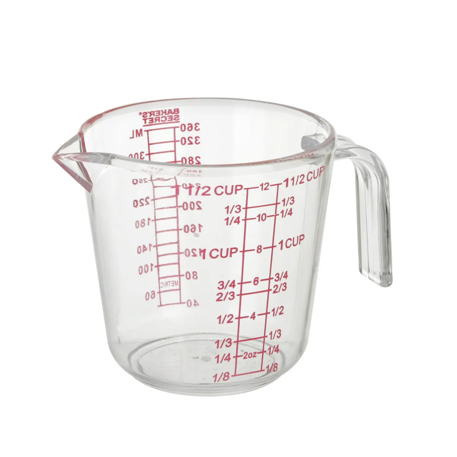Caraffa graduata 360 ml in plastica Baker Secret